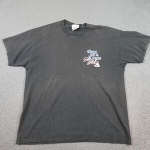 Vintage Dale Earnhardt Shirt Mens XL Black NASCAR Racing Competitors View 90s